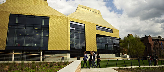 Exterior view of the Hive